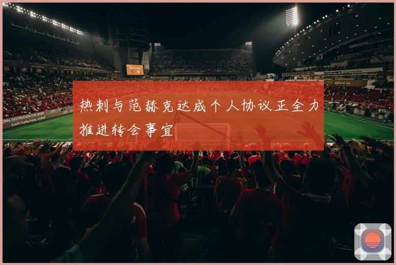 热刺与范赫克达成个人协议正全力推进转会事宜